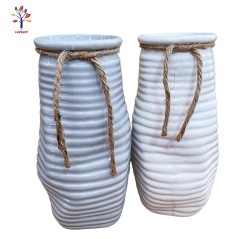 Vaza ceramica mare cu sfoara