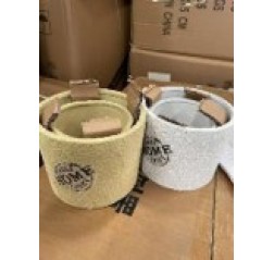 Ceramic flowerpot 2/set 801 Home