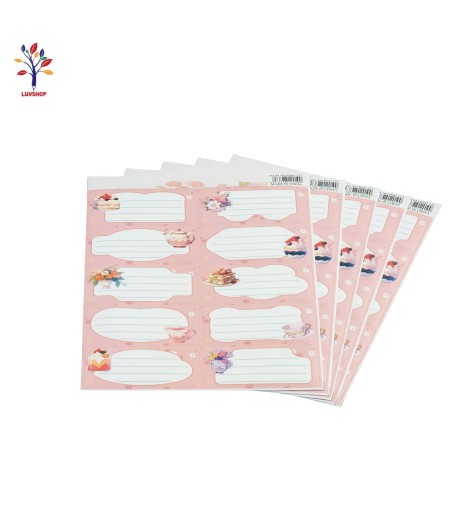 Etichete scolare 50/set 5 coli*10 etichete BSD221