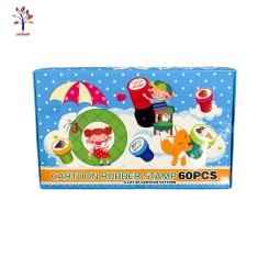 Plastic stamps for children 60 pcs/set 813