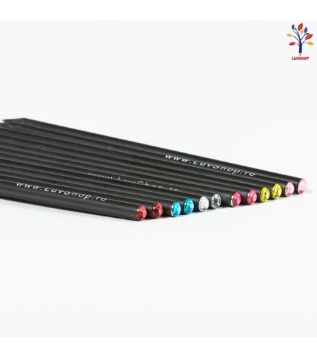 Creioane HB cu stras