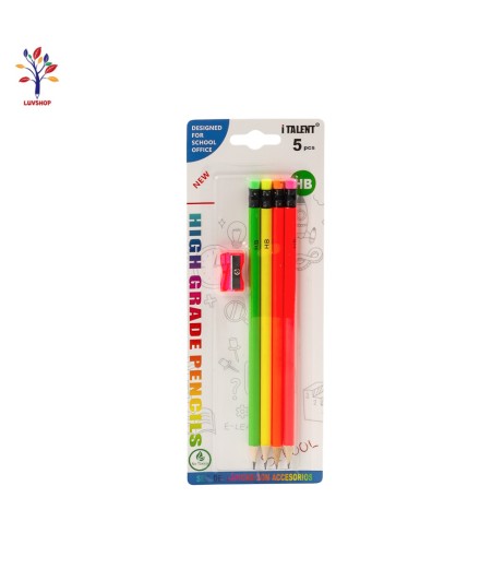 CF136 - Set 4 creioane HB cu accesorii 901173 Set 4 creioane HB cu accesorii 901173