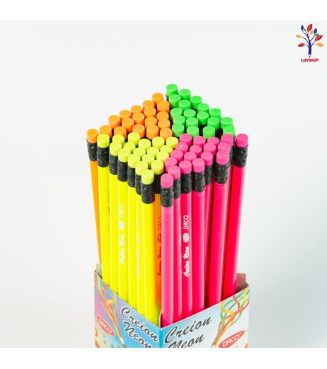 Daco Neon HB Pencils