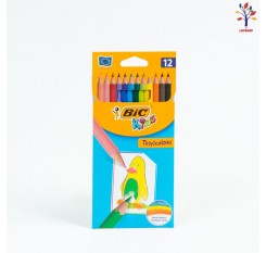 Creioane colorate Bic Tropicolors 12 culori