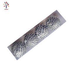 Globulete decor 4/set MA2690 argintii