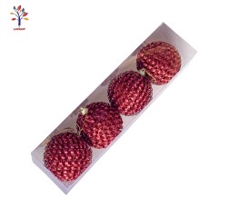 Globulete decor 4/set MA2690 rosii