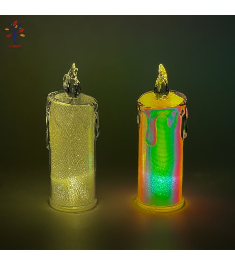 Decorative candle Ice 5*16.5 with batteries