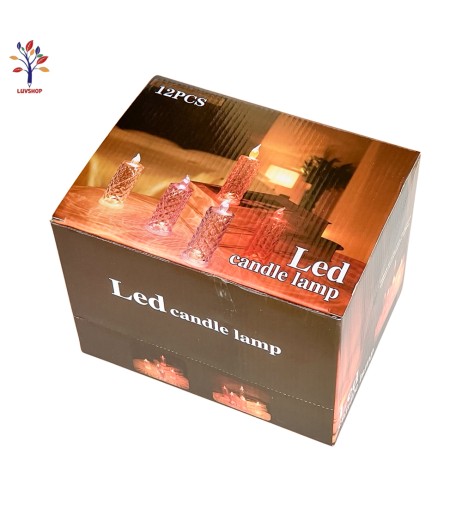Decorative candle Ice 5*16.5 with batteries