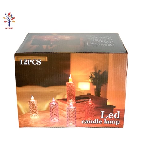 Decorative candle Ice 5*16.5 with batteries