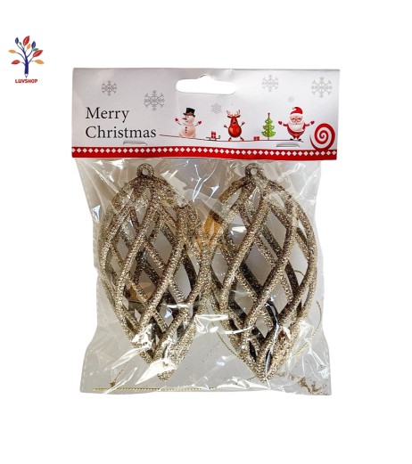 Ornament brad conuri 2/set 113-HR21086