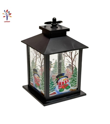 Felinar decorativ M negru