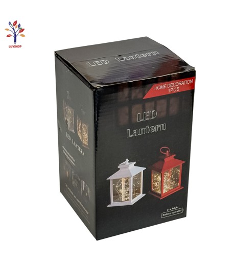 Felinar decorativ M negru