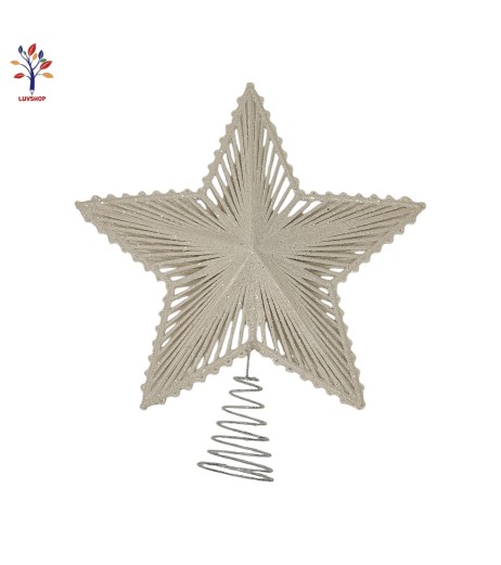 White Christmas tree star ornament BY23125