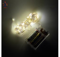 Decor instalatie fir 100 LED 10M cu baterii