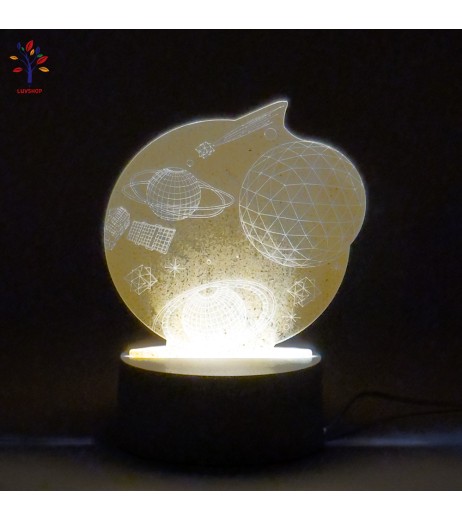 3D Universe LED decorative lamp