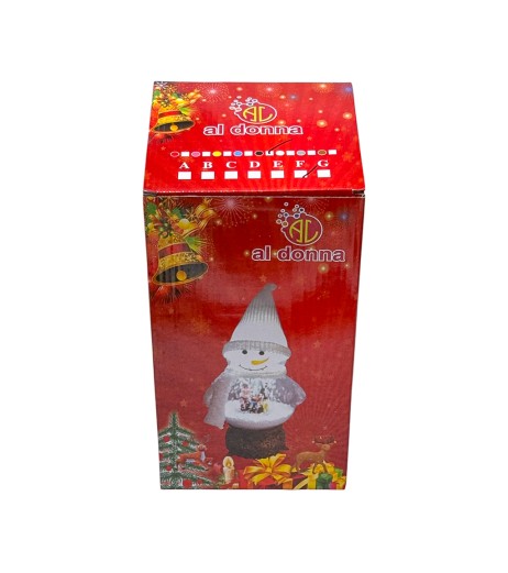 Figurina decor Om zapada cu muzica si lumina