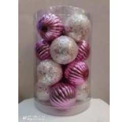 Globulete decor 16 buc/set 6cm Z22168