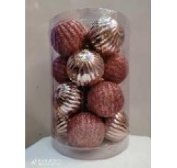Globulete decor 16 buc/set 6cm Z22165