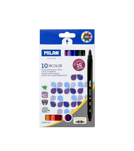 Carioca Milan 10 colors 2 heads