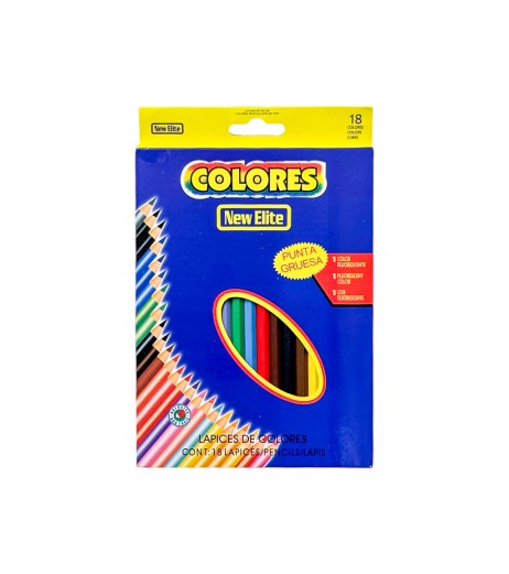 Colored pencils 18 colors