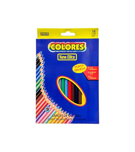 Colored pencils 18 colors