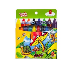 Creioane cerate Jumbo 8 culori