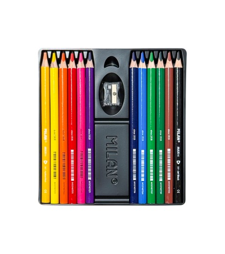 Milan Maxi triangle colored pencils 12 colors