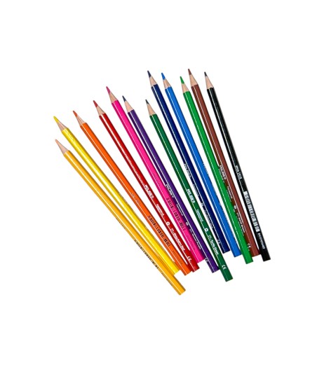 Creioane colorate Milan 12 culori