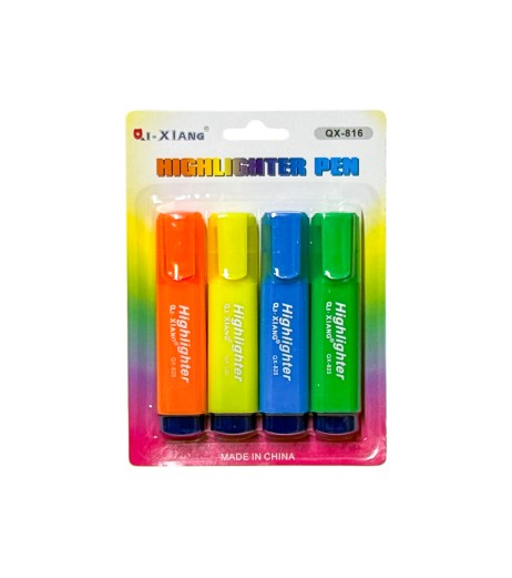 Highlighter 4/set QX816