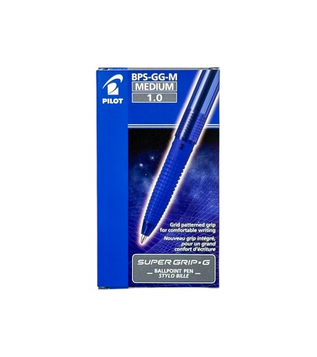 Pilot Supergrip pen 1.0mm blue