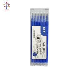 Set of 6 BIA 0.7 rollerball refills blue