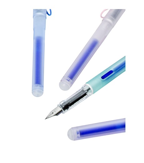 Plastic pen with eraser 0300