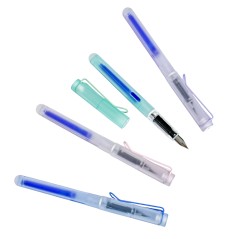 Plastic pen with eraser 0300