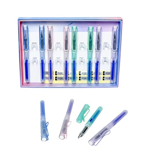 Plastic pen with eraser 0300
