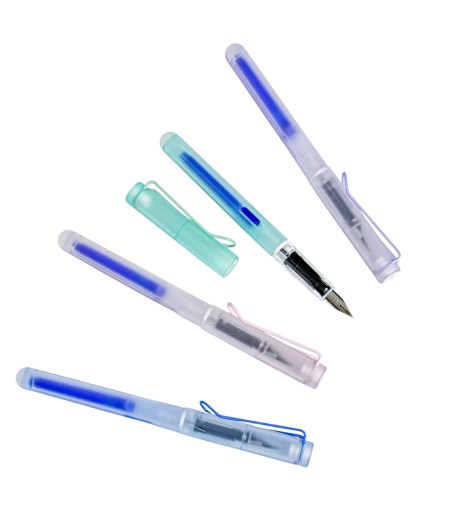 Plastic pen with eraser 0300
