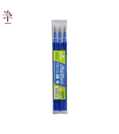 Set of 3 Disparel 0.7 rollerball refills blue
