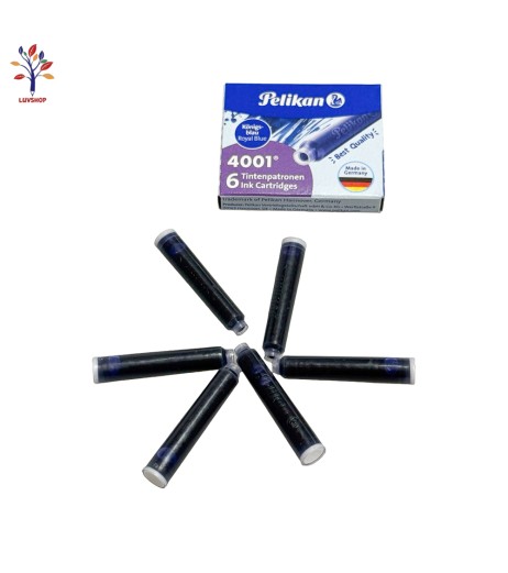 REZCERN6PLK - Rezerve stilou Pelikan albastre 6 bucati Rezerve stilou Pelikan albastre 6 bucati