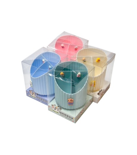 Rotating plastic writing utensil holder ZJL