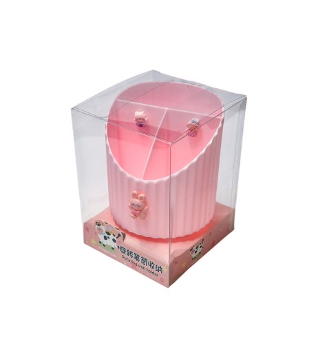 Rotating plastic writing utensil holder ZJL