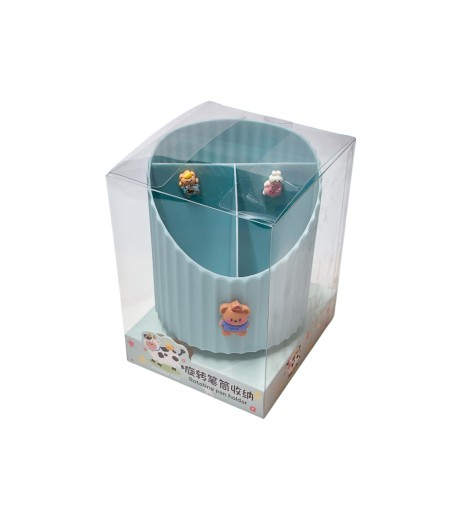 Rotating plastic writing utensil holder ZJL