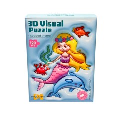 Puzzle carton 120 piese 3D Visual 88977