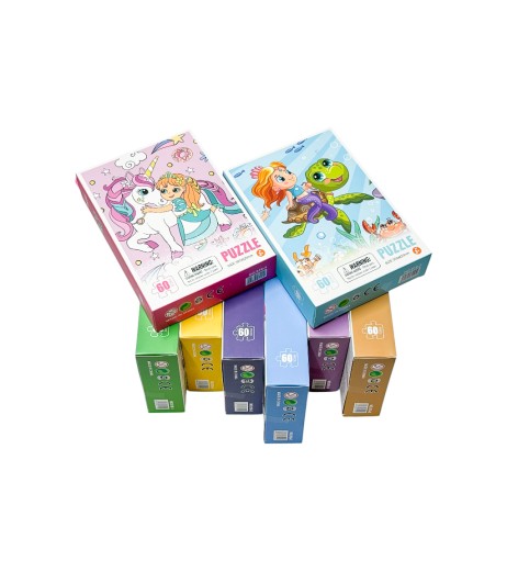 Puzzle din carton 60 piese 818-8