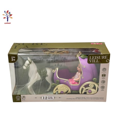 Jucarie trasura cu papusa muzicala 686849