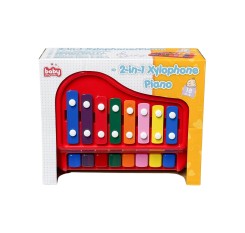 Jucarie muzicala 2 in 1 xilofon si pian