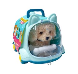 Jucarie catel in casuta din plastic MC-1103