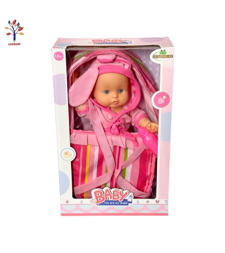 Doll in basket 02715