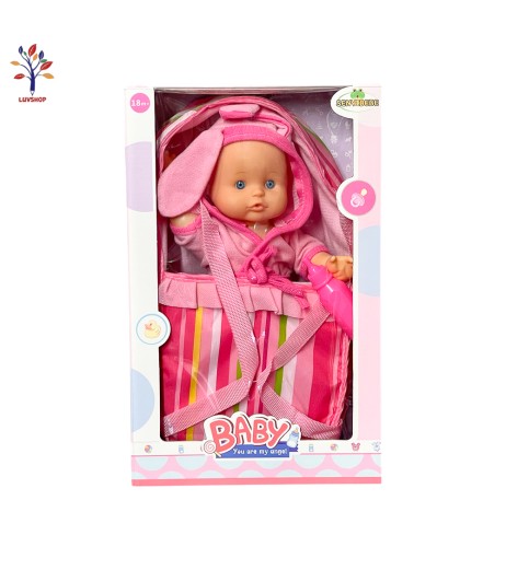Doll in basket 02715