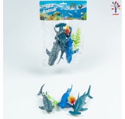 Jucarie figurine animale marine 3 buc/set 121-12