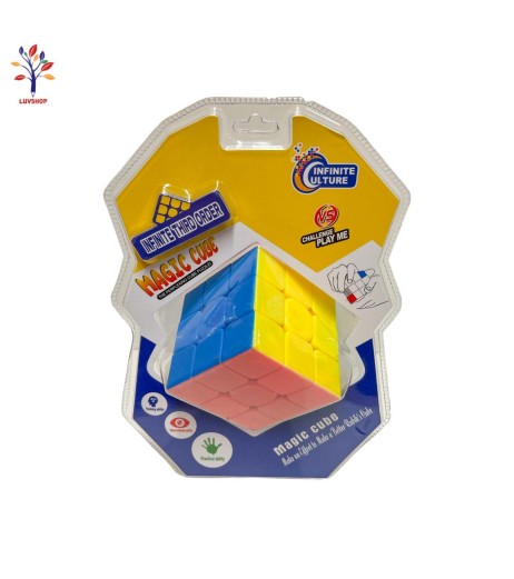 Plastic toy Rubik's cube 7799G-2