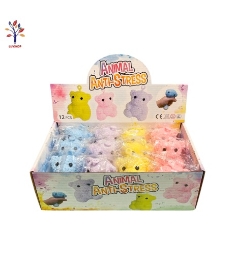 Jucarie figurina antistress ursulet 12 cm